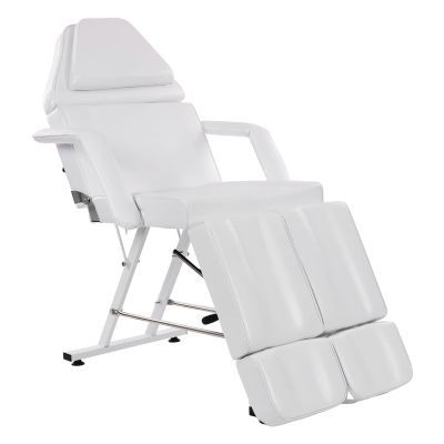 Facial Chair, Adjustable Tattoo Chair Salon Bed with Removable Head Pad and Face Hole, Multi-Functional 3-Section Client Facial Care Bed for Professional Massage Facial Lash Beauty Treatment Spa