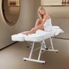 Facial Chair, Adjustable Tattoo Chair Salon Bed with Removable Head Pad and Face Hole, Multi-Functional 3-Section Client Facial Care Bed for Professional Massage Facial Lash Beauty Treatment Spa view 2