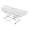 Facial Chair, Adjustable Tattoo Chair Salon Bed with Removable Head Pad and Face Hole, Multi-Functional 3-Section Client Facial Care Bed for Professional Massage Facial Lash Beauty Treatment Spa view 4