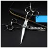 GenSDH Hair Cutting Scissors Set 6.0 Inch Hairdressing Scissors Flat Tooth Scissors Bang Scissors,Silver,6 Inch view 1