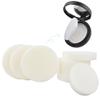8Pcs Womens White Round Air Cushion Sponge Facial Powder Puff Makeup Beauty Face Foundation Blender Cosmetics Blush Applicators for Dry and Wet BB CC Cream view 1