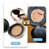 8Pcs Womens White Round Air Cushion Sponge Facial Powder Puff Makeup Beauty Face Foundation Blender Cosmetics Blush Applicators for Dry and Wet BB CC Cream view 3