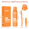 Hair Identifier Spray for Face Shaving Dermaplaning Tool Skin Body Dermaplane Spray for Women with 16 Face Razor Face Shaver Kit Facial Hair Removal Dermaplane Razor for Women Face (Orange 4 Pack) view 2