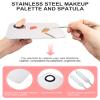 Disposable Makeup Applicators Kit, Includes Disposable Mascara Wands Eyeliner Brushes Eyeshadow Lip Applicators with Organizer Box Powder Puffs Mixing Palette Makeup Tools 11.0 * 7.8 * 3.10 view 4