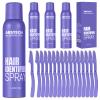 Dermaplane Razor for Women Face Hair Identifier Spray for Face Shaving Dermaplaning Tool Skin Body Dermaplaning Spray for Women with 16 Facial Razor Face Shaver Kit Facial Hair Removal (Purple 4 Pack) view 1