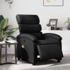Electric Massage Recliner Chair Black Faux Leather 22,85KG view 1