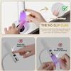 AORAEM UV LED Nail Lamp, Rechargeable Gooseneck Lamp for Gel Nails view 3