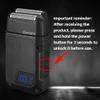 Gertzy Electric Shaver for Men Face, Men's Razor, Cordless Beard Foil Shavers, Wet Dry Waterproof, 3-Speed Adjustable Shaving,Rechargeable Type-C Charging, LED Display (Black) view 3