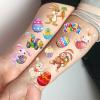 10 Sheets Happy Easter Tattoos For Kids Boys Girls Temporary Tattoos Easter Party Decoration Accessories Goodie Bag Fillers, Funny Bunny Eggs Fake Tattoo Sticker Party Favor Supplies Basket Stuffers view 3
