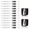 12PCS Barber Pencil for Lineup, Beard Pencil with 2 Built-in Sharpeners, Barber Enhancement Spray Hairline Pencils for Men Women(White) view 1