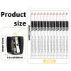 12PCS Barber Pencil for Lineup, Beard Pencil with 2 Built-in Sharpeners, Barber Enhancement Spray Hairline Pencils for Men Women(White) view 2