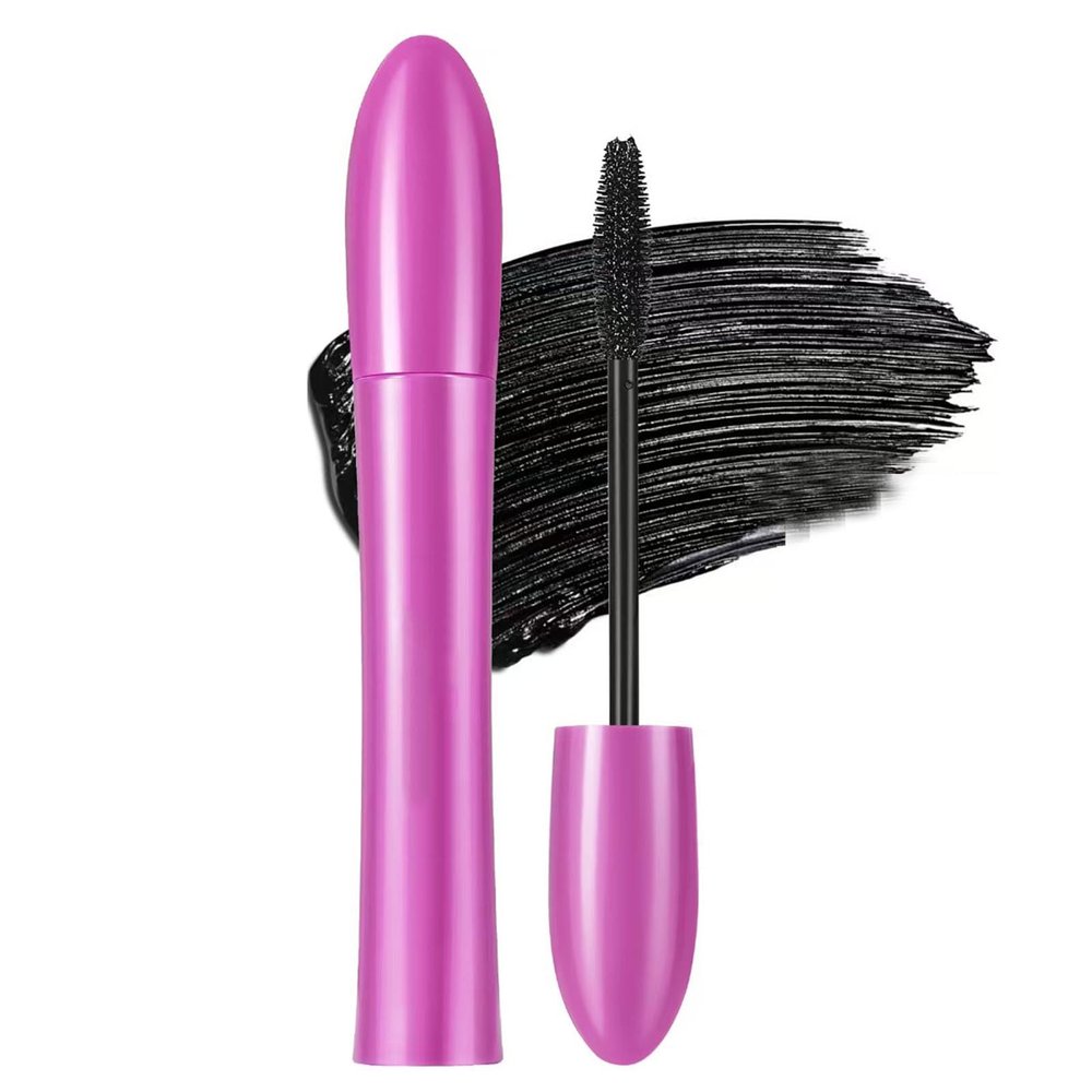 Black Color Mascara, Volumizing Lengthening Waterproof Liquid Lash Extensions, Smudge Proof Longwear Voluminous Curling Defining, Non Clumping, Natural Finish (#10 Black)