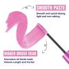 Black Color Mascara, Volumizing Lengthening Waterproof Liquid Lash Extensions, Smudge Proof Longwear Voluminous Curling Defining, Non Clumping, Natural Finish (#10 Black) view 2