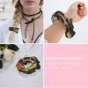 Hair Scrunchies for Women's Hair,Satin Scrunchies,Company Farm Tractor Printed Elastic Soft Ponytail Holder Hair Ties Hair Accessories view 4