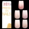 120Pcs Omber Glossy Press On Nails Coffin/Almond/Square Acrylic Fake Nails French Full Covers False Nails In 12 Sizes view 1