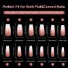 120Pcs Omber Glossy Press On Nails Coffin/Almond/Square Acrylic Fake Nails French Full Covers False Nails In 12 Sizes view 3