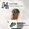 12 Pcs Green Large Square Hair Claw Clips for Women, 4.3-Inch Matte Rectangle Claw, Strong Hold Non-slip Hair Clips for Thick & Thin Hair view 3