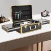 Barber Case Organizer, Rectangular Barber Tool Box Barber Case with Locks & Keys for Clippers and Supplies, 50kg/110.23lbs Load-Bearing Capacity Barber Carrying Case view 4