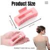 12 Pcs Pink Large Square Hair Claw Clips for Women, 4.3-Inch Matte Rectangle Claw, Strong Hold Non-slip Hair Clips for Thick & Thin Hair view 2