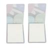 2pcs Liquid Palette Paper Disposable Makeup Coloring Paper with Mixing Stick Lipstick Paper, Makeup Palette Mixing Tray Apply for Eye Shadow Lipsticks view 4