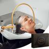 Aredwhiterui Upgraded Water Circulation Rack, Head SPA Equipment Frame, Shower Shampoo Bed Accessories, Adjustable Shampoo Bowl Waterfall for Salon view 1