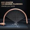 Aredwhiterui Upgraded Water Circulation Rack, Head SPA Equipment Frame, Shower Shampoo Bed Accessories, Adjustable Shampoo Bowl Waterfall for Salon view 2
