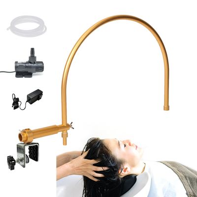Aredwhiterui Waterfall Head Spa Kit for Salon, Portable Head Spa Equipment, Water Circulation Rack, Shampoo Bed Accessories to Enhance The Head Wash Experience