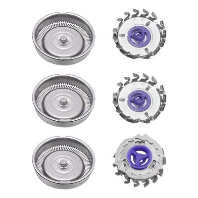 3Pack Upgraded HQ56/HQ5 Replacement Shaver Head Blade Cutters For HQ4825, HQ4826, HQ4830, HQ4845