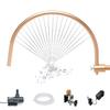 Aredwhiterui Head Spa Waterfall Rack with Pump, Water Circulation Equipment, Upgrade Sink Lock, 180 Adjustable Elbow, More Stable & Portable Water Therapy Frame for Shampoo Sink/Bed view 1
