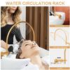 Aredwhiterui Head Spa Waterfall Rack with Pump, Water Circulation Equipment, Upgrade Sink Lock, 180 Adjustable Elbow, More Stable & Portable Water Therapy Frame for Shampoo Sink/Bed view 4