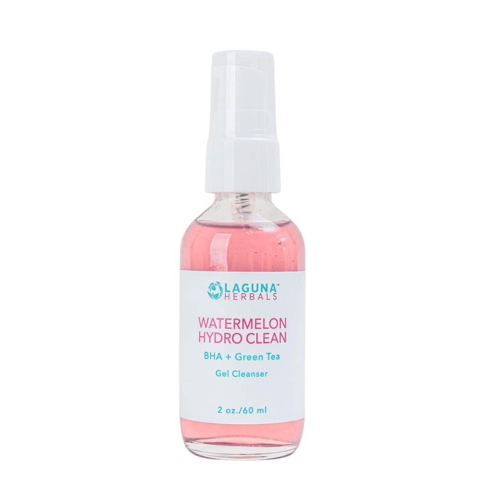 Laguna Herbals Watermelon Hydro Clean Gel Cleanser, BHA and Green Tea, 2 fl oz