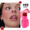 Qifylmaf 5 Colors Hydrating Lip & Cheek Tint, Long-Lasting Jelly Blush Stick with Cooling Effect, Watercolor-Like Finish (# 03) view 2