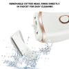 MUNEFE Women Electric Shaver, USB Rechargeable Women Electric Shaver, 3 in 1 Electric Shaver for Nose Face Body Leg Bikini Arm Hair view 2