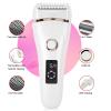 MUNEFE Women Electric Shaver, USB Rechargeable Women Electric Shaver, 3 in 1 Electric Shaver for Nose Face Body Leg Bikini Arm Hair view 4