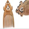 HOMNUT Unisex Sandalwood Hair Comb | 5 x 3 Inch Wooden Comb for Hair, Beard & Moustache | Portable, Pocket-Sized Grooming Accessory view 1