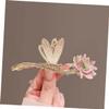 MERRYHAPY Lotus Flower Hair Clip Vintage Chinese Hair Claw Accessory for Women Elegant Design for All Hairstyles Parties Ceremonies and Daily Wear view 2