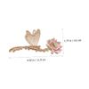 MERRYHAPY Lotus Flower Hair Clip Vintage Chinese Hair Claw Accessory for Women Elegant Design for All Hairstyles Parties Ceremonies and Daily Wear view 4