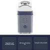 Compact Beard Trimmer, Portable Men Travel Electric Beard Trimmer, IPX7 Water Quiet Cordless Electric Beard Nose Hair Clipper for Face Mustache (Blue) view 2
