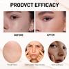 2 In 1 Anti Wrinkle Foundation Stick, Korea Flawless Eraser Foundation Stick- Hydrating Lightweight, Double Head Foundation Make Up Stick with Brush,Multi-Use Face Makeup Contour Stick (Natural,2pcs) view 2