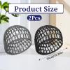 2 Pcs Soft Rayon Crocheted Sleep Caps Hair Net for Sleep Mesh Crocheted Hairnet Sleep Cap Crochet Hair Net Wrap Cap for Women Black Hair Long Short Curls Head Cover Accessory for Sew in Weave view 2