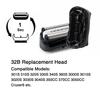 32B Series 3 Replacement Head Compatible with Braun S3 3040S Replacement Shaver Head, 32B Foil&Cutter Shaver Head for Braun S3 Razor Head S3 3040s 3080s-4 370cc 3070cc 3000s 3010, 3090cc, 2Pack view 2