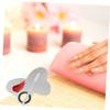 Ipetboom 2sets Stainless Steel Nail Makeup Palette Set Mixing Spatula Cosmetic Nail Art Tools view 2