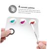Ipetboom 2sets Stainless Steel Nail Makeup Palette Set Mixing Spatula Cosmetic Nail Art Tools view 3