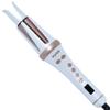 VURINI Automatic Curling Iron - 1.25" Rotating Curling Wand with 7 Temp. & 5 Timers Setting for Different Hair Types, Safe Auto Shut-Off, Easy to Use Hair Curler for Long Lasting Waves (White) view 1
