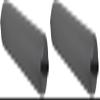 ForPro Full Round Bolster Pillow, Cool Grey, Oil and Stain-Resistant, for Massage and Yoga, 6 R x 26 L (Pack of 2) view 1