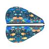 ChenGua Blue Underwater World of Fish Coral Velvet Dry Hair Cap - Super Absorbent Hair Towel Wrap Microfiber Hair Turban for Women Men view 2