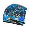 ChenGua Blue Underwater World of Fish Coral Velvet Dry Hair Cap - Super Absorbent Hair Towel Wrap Microfiber Hair Turban for Women Men view 3