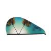 Beach Coconut Sunshine Coral Velvet Dry Hair Cap - Super Absorbent Hair Towel Wrap Microfiber Hair Turban for Women Men view 1