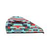 ChenGua Striped Combination Coral Velvet Dry Hair Cap - Super Absorbent Hair Towel Wrap Microfiber Hair Turban for Women Men view 1