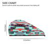 ChenGua Striped Combination Coral Velvet Dry Hair Cap - Super Absorbent Hair Towel Wrap Microfiber Hair Turban for Women Men view 4